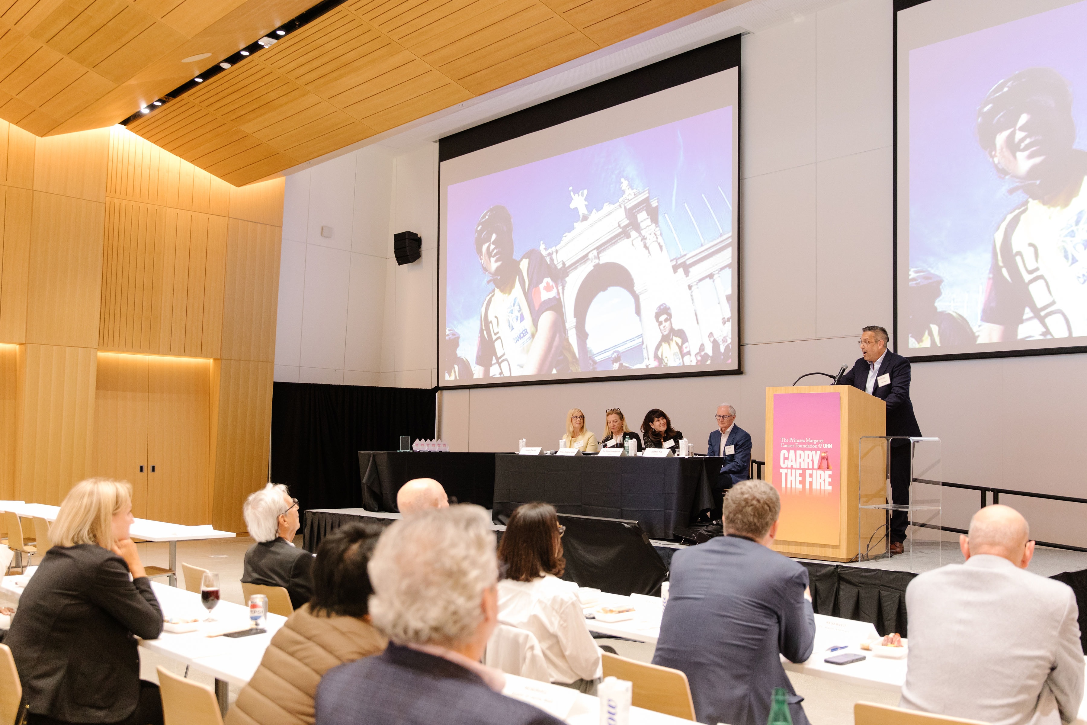Geoff Seigel speaking at the Princess Margaret Cancer Foundation 2026 AGM